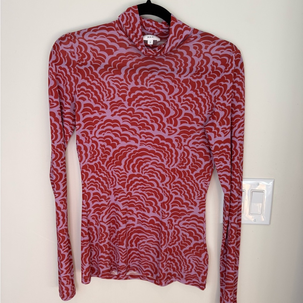 A.L.C. James Turtleneck Knit Top